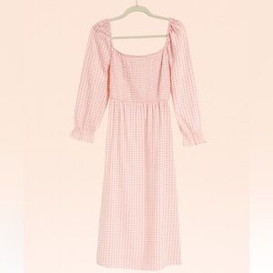 New Look Pink Gingham Dress